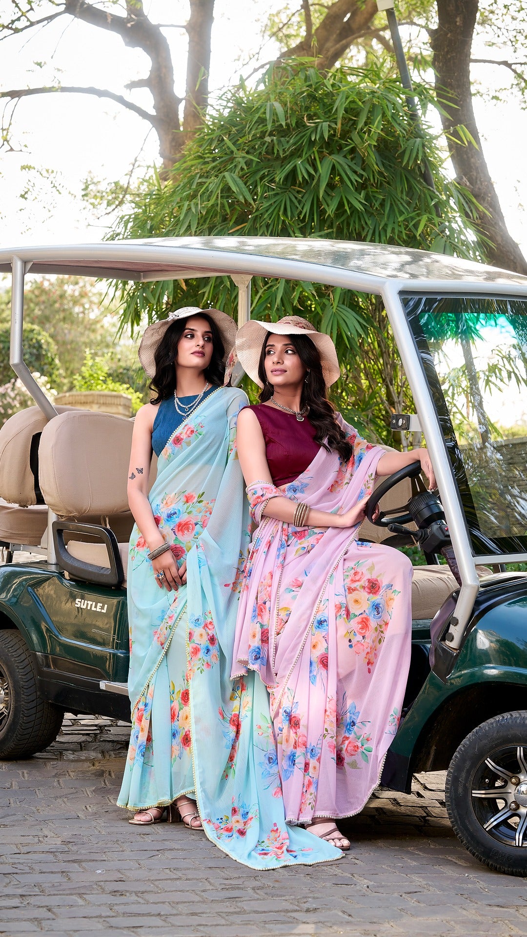 Floral Printed Saree