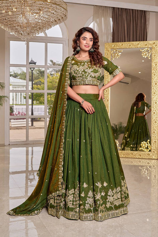 RangBhoomi Exclusive Wedding Collection Elegant Embroidered Lehenga Choli Set