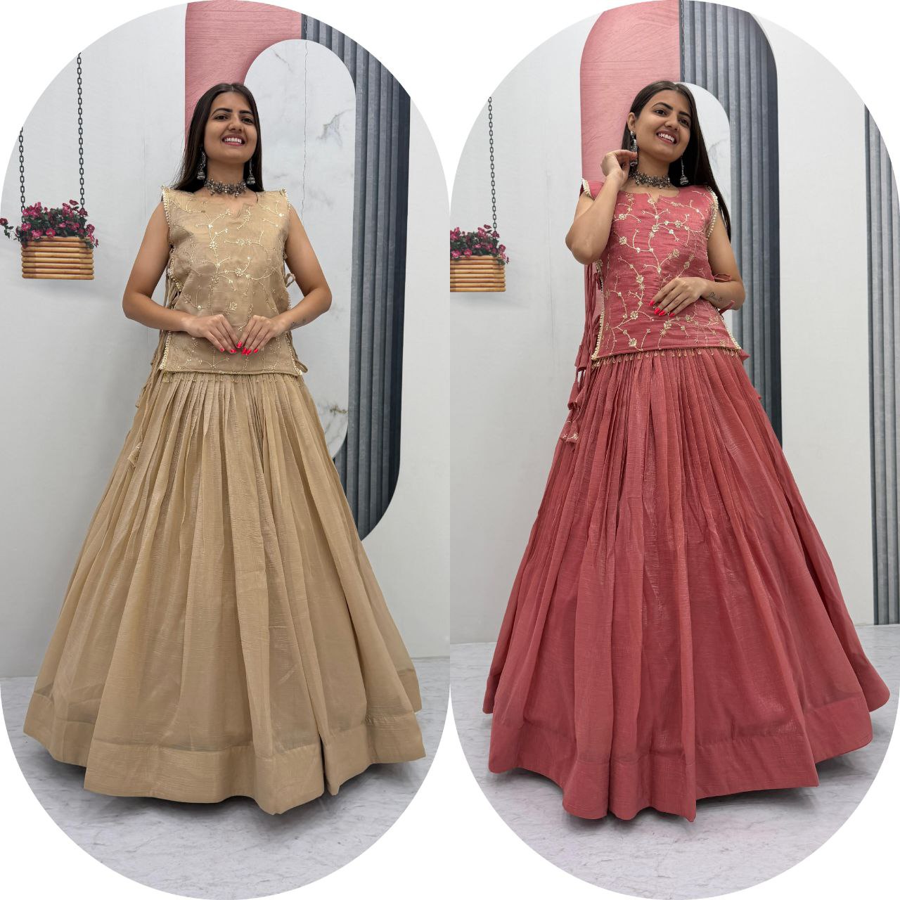 Exclusive Festival Launch Premium Lengha Choli Set with Embroidered Jacket
