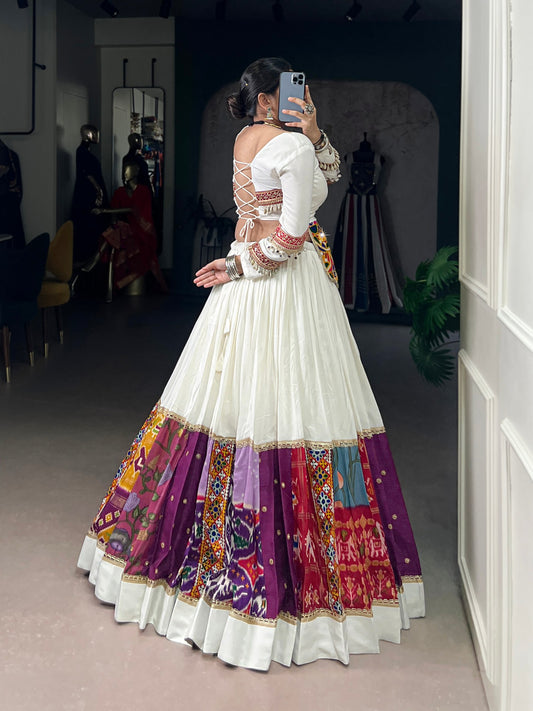 Vibrant Multicolor Traditional Lehenga for Dynamic Garba Dance