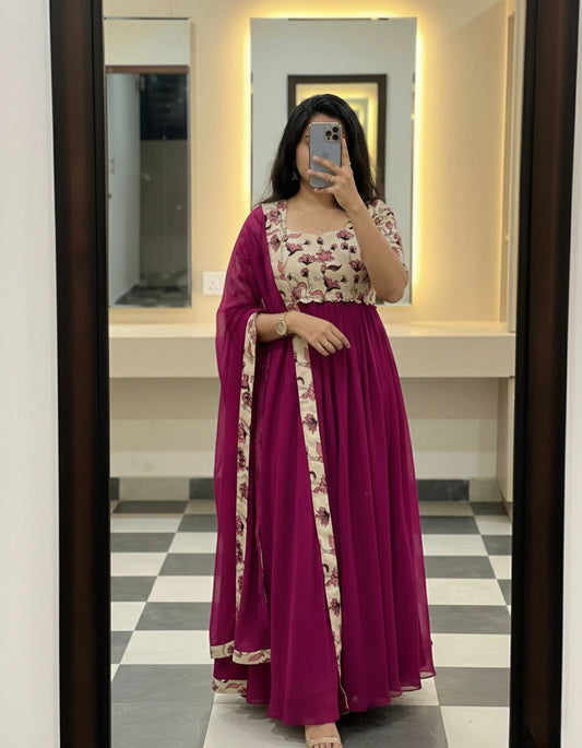 Trendy Traditional Kalamkari Outfit