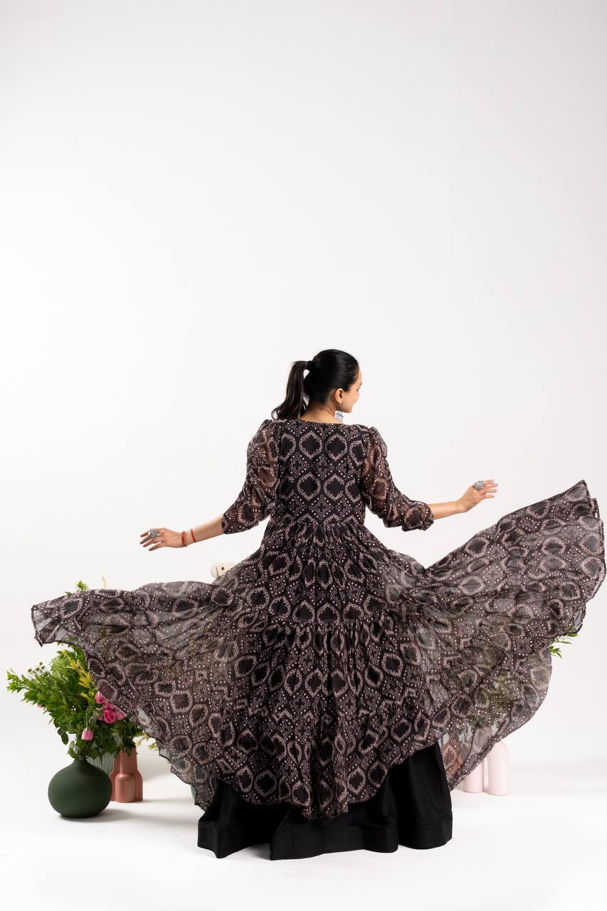 RangBhoomi Stunning Navratri Lehenga Choli with Shrug — Mirror & Gamthi Work