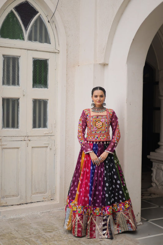 RangBhoomi Navratri Lehenga Choli - Georgette Printed Festive Set