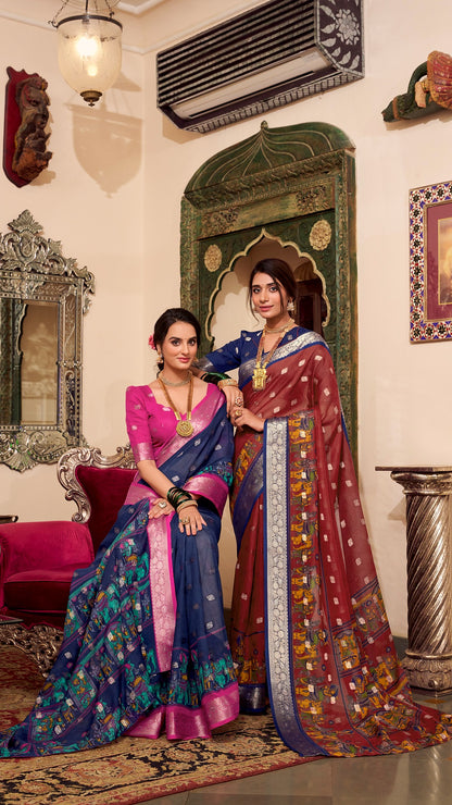 Elegant Handcrafted Saree