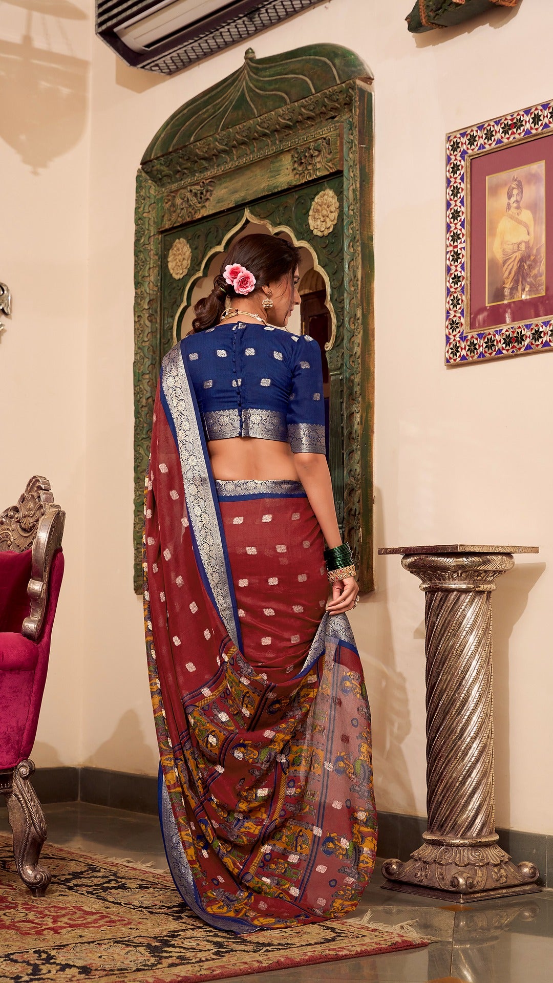 Elegant Handcrafted Saree