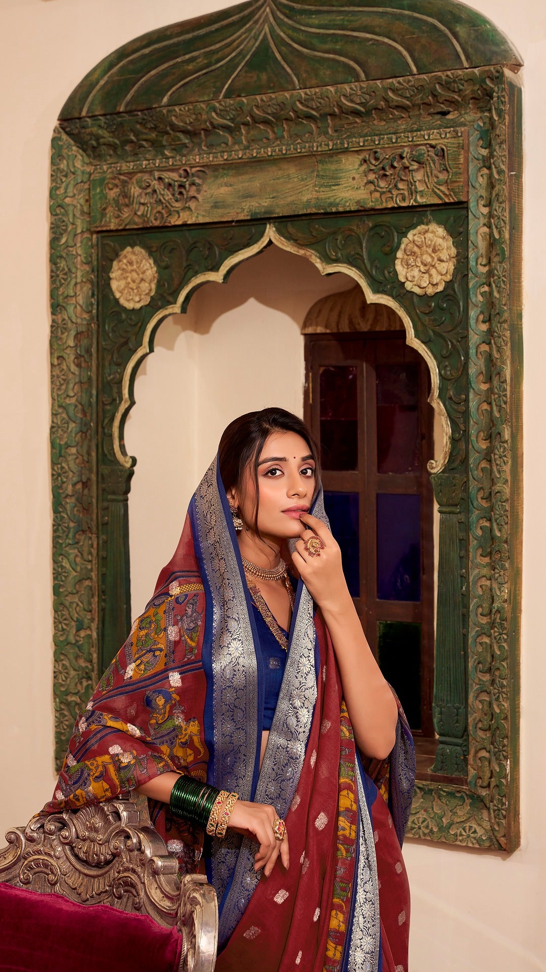 Elegant Handcrafted Saree