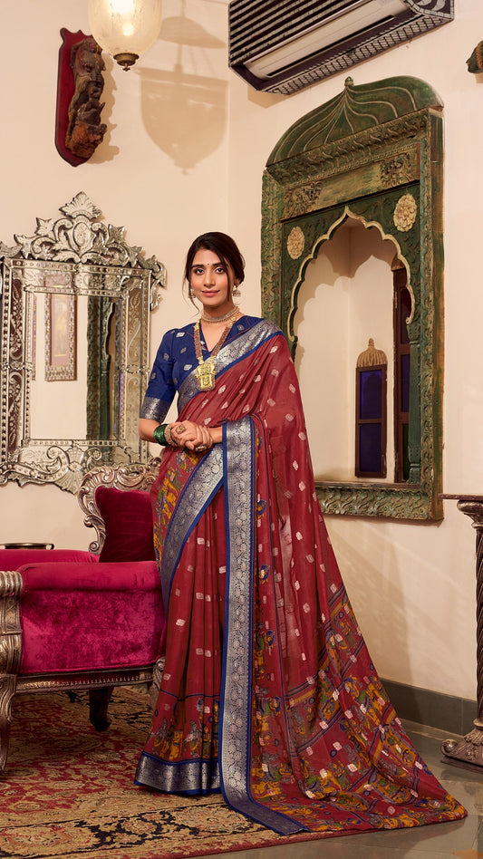 Elegant Handcrafted Saree | Traditional Indian Fashion