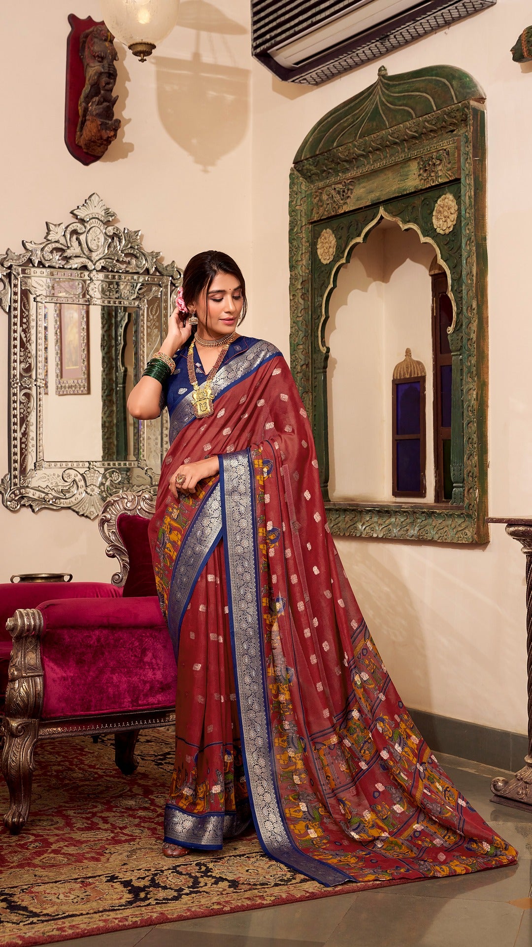 Elegant Handcrafted Saree