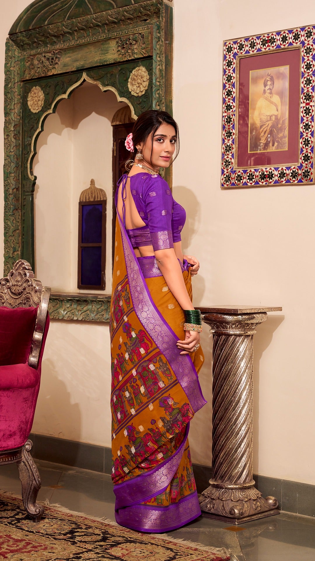 Elegant Handcrafted Saree