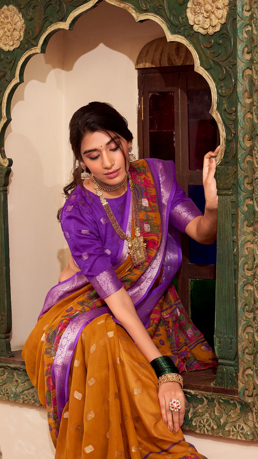 Elegant Handcrafted Saree