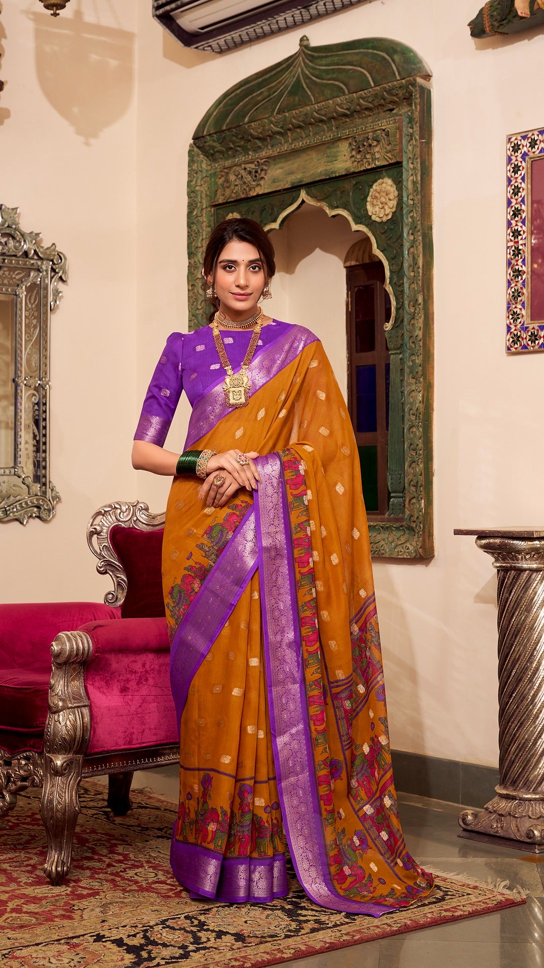 Elegant Handcrafted Saree