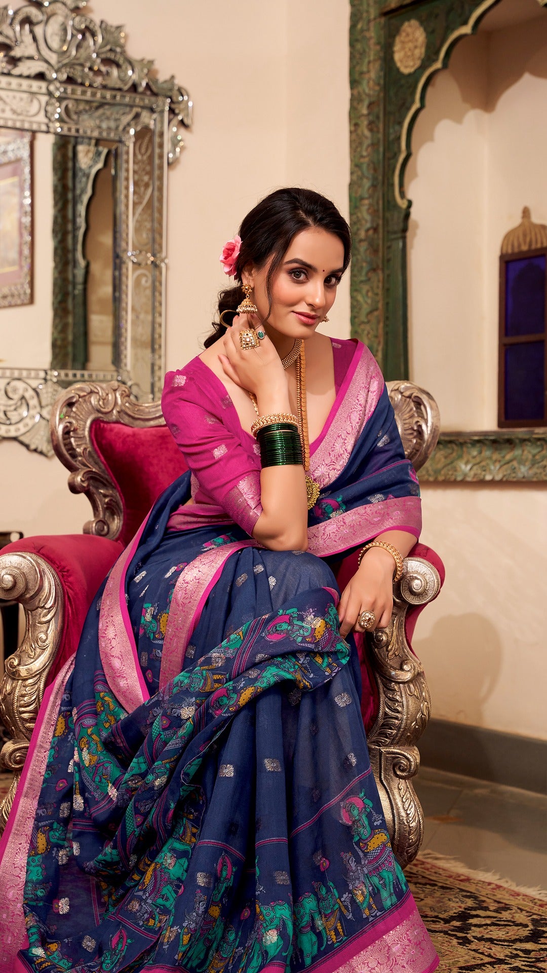 Elegant Handcrafted Saree