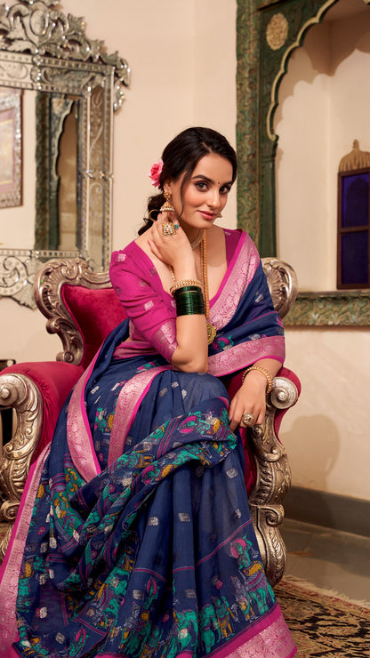Elegant Handcrafted Saree