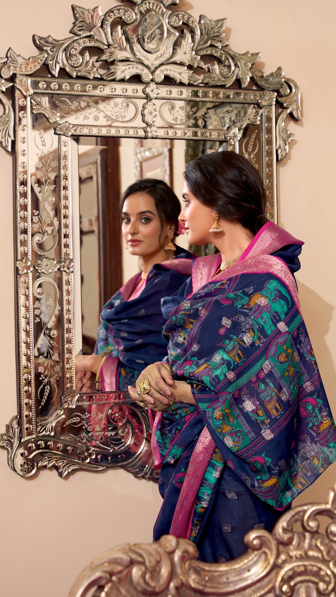 Elegant Handcrafted Saree