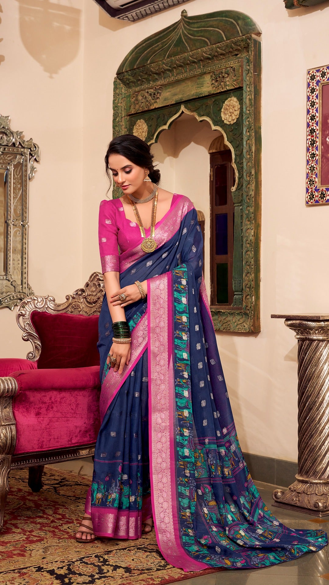 Elegant Handcrafted Saree
