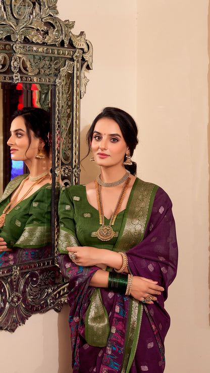 Elegant Handcrafted Saree