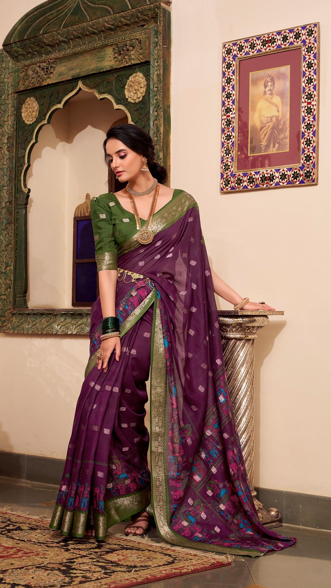 Elegant Handcrafted Saree