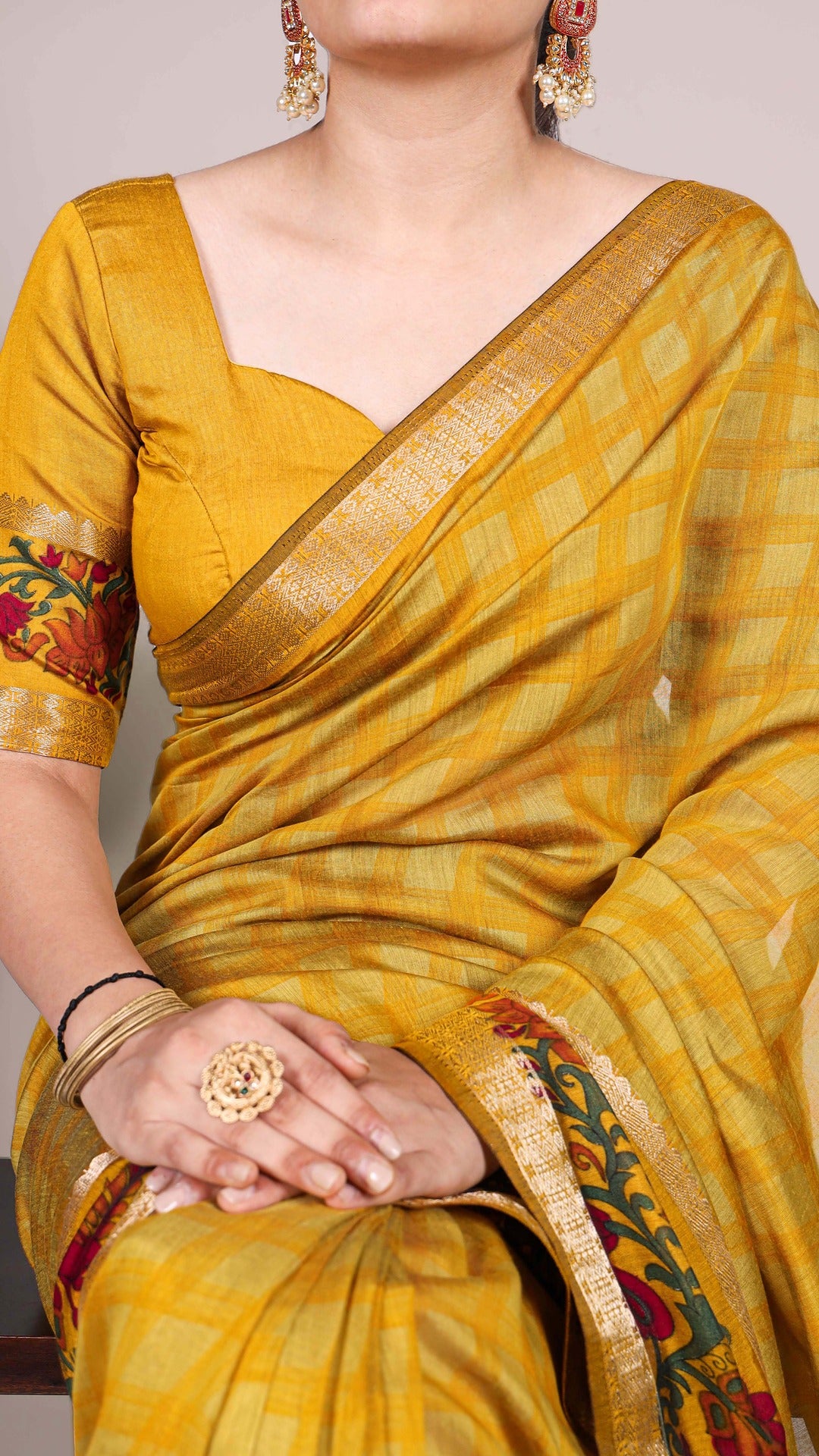 Elegant Handcrafted Saree