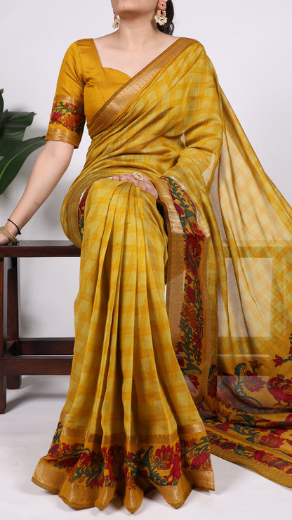Elegant Handcrafted Saree - Exquisite Traditional Design