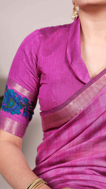 Elegant Handcrafted Saree