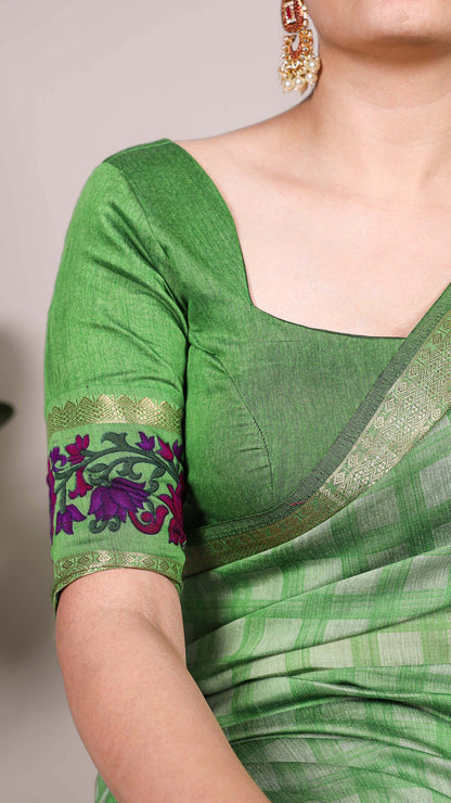 Elegant Handcrafted Saree