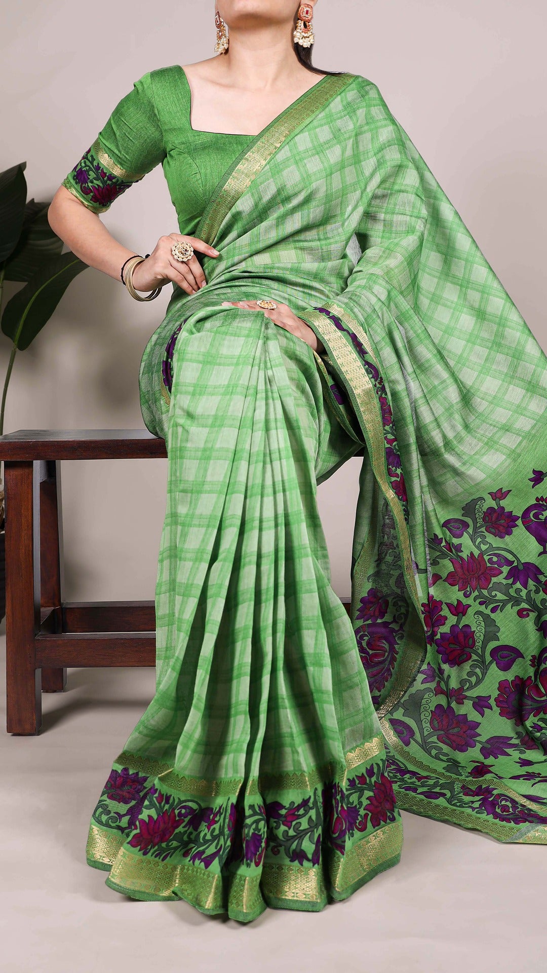 Elegant Handcrafted Saree