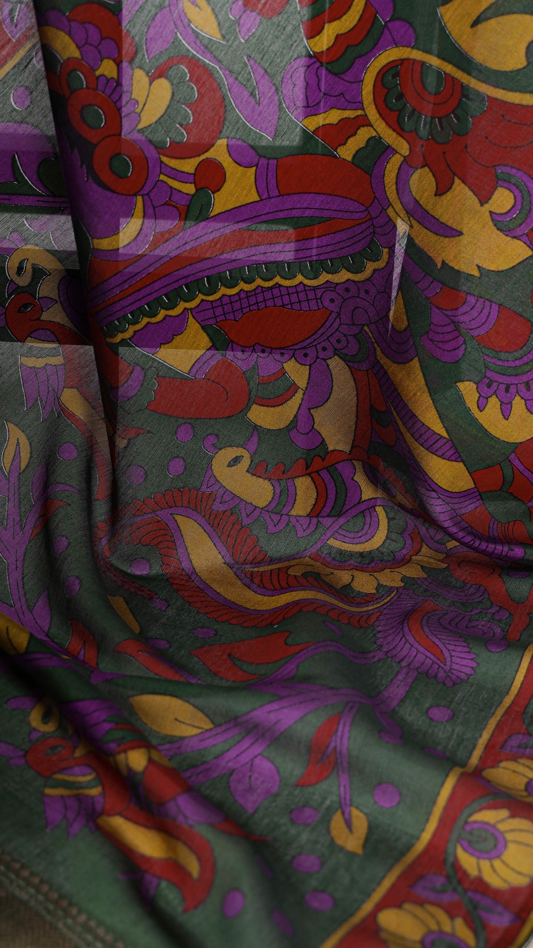 Elegant Handcrafted Saree - Nature Inspired Design