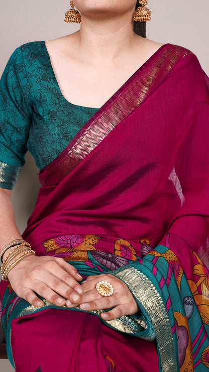 Elegant Handcrafted Saree