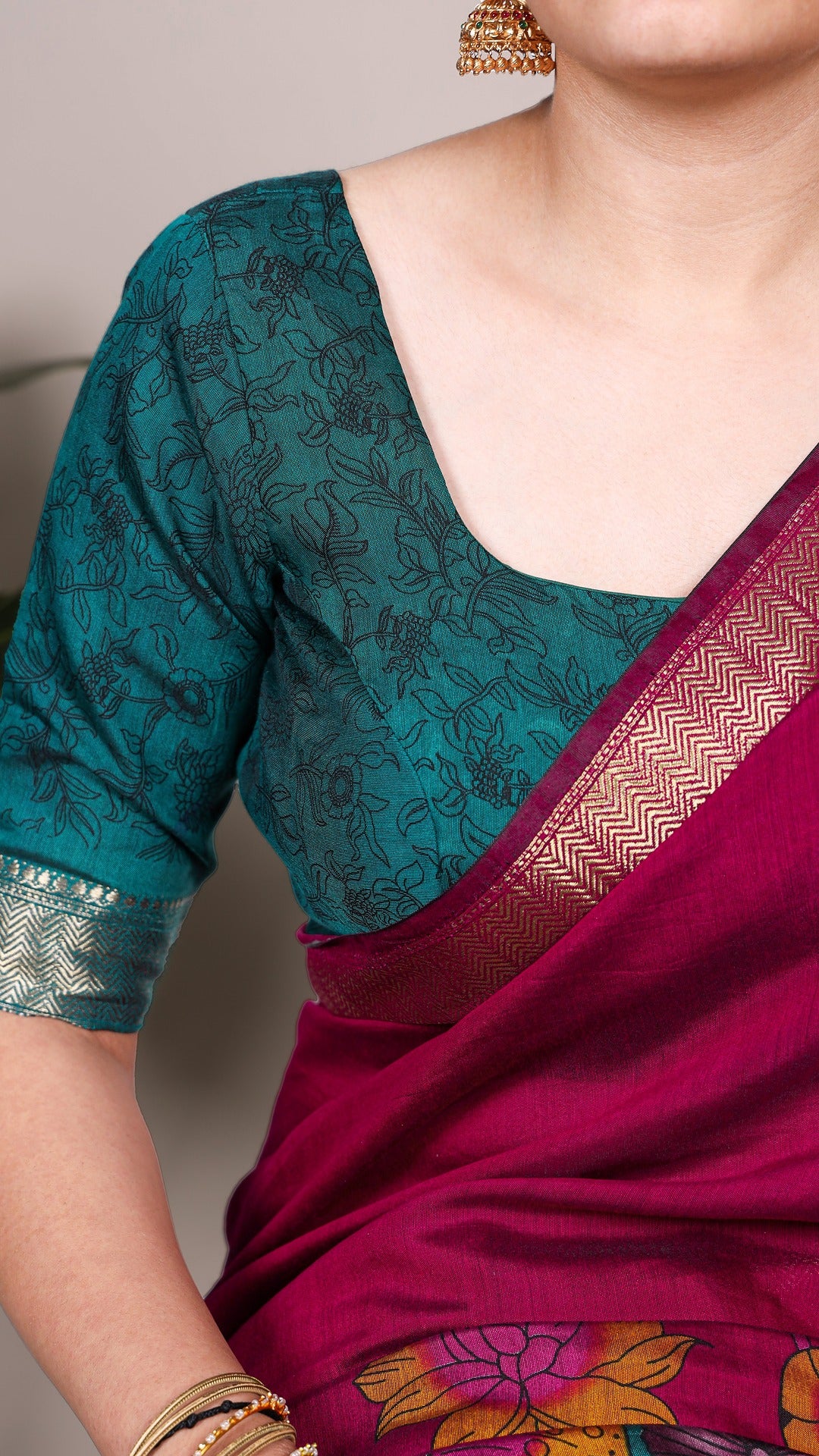 Elegant Handcrafted Saree