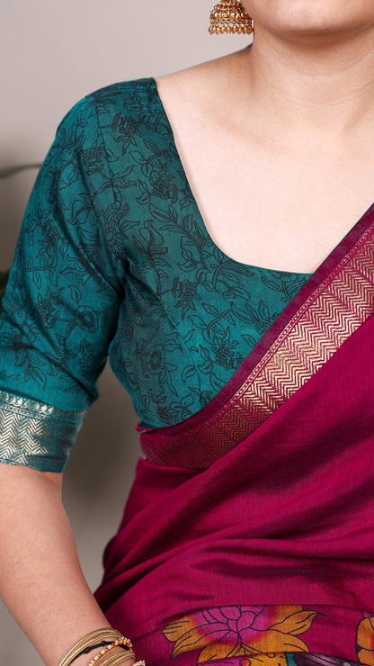 Elegant Handcrafted Saree