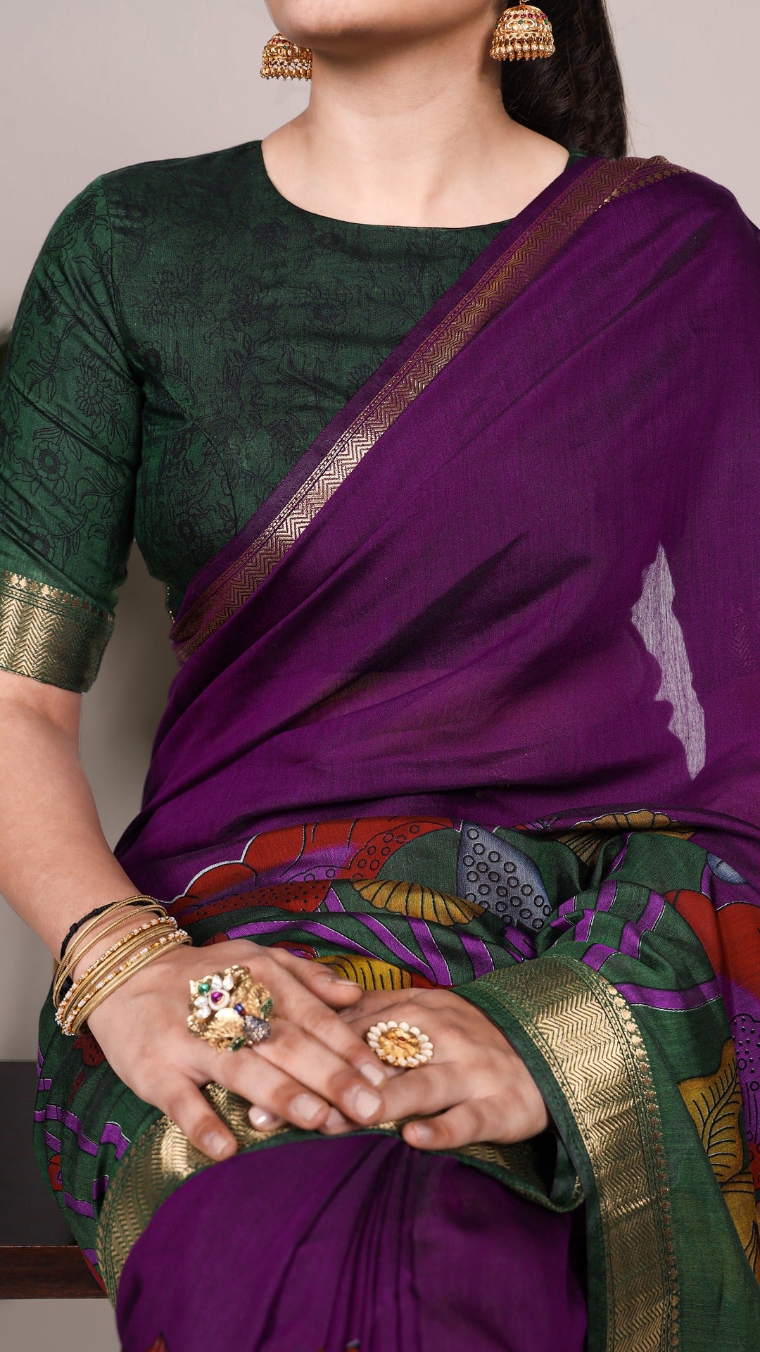 Elegant Handcrafted Saree