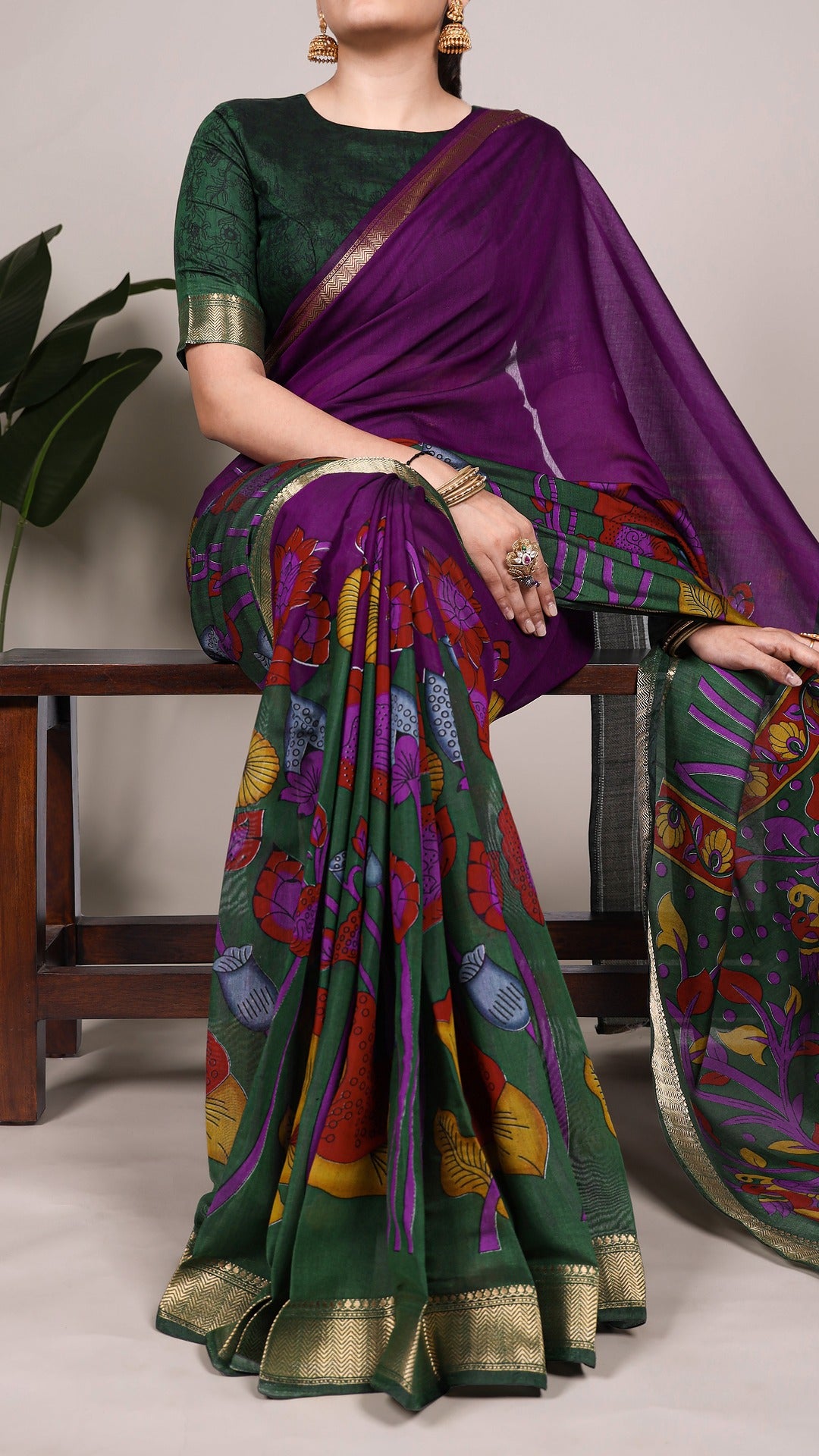 Elegant Handcrafted Saree
