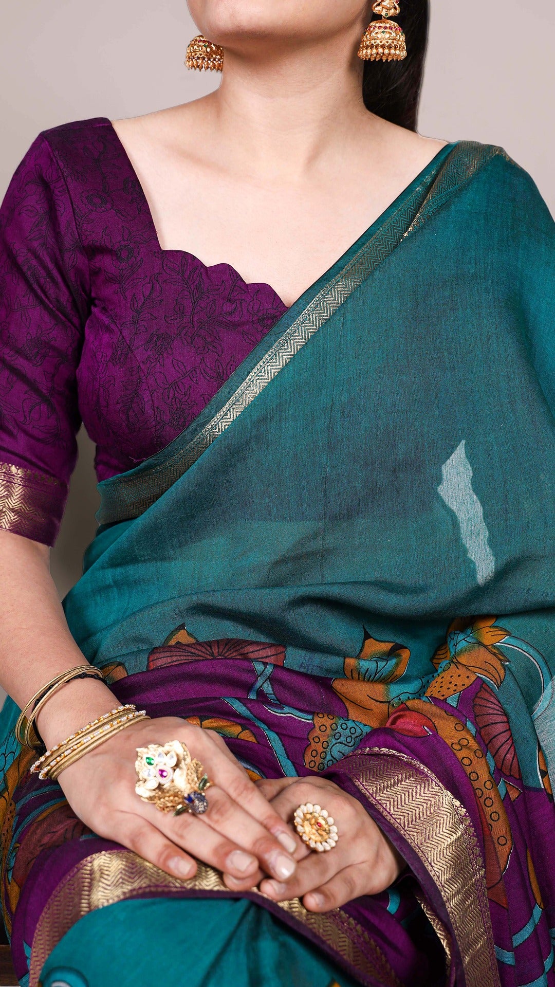 Elegant Handcrafted Saree