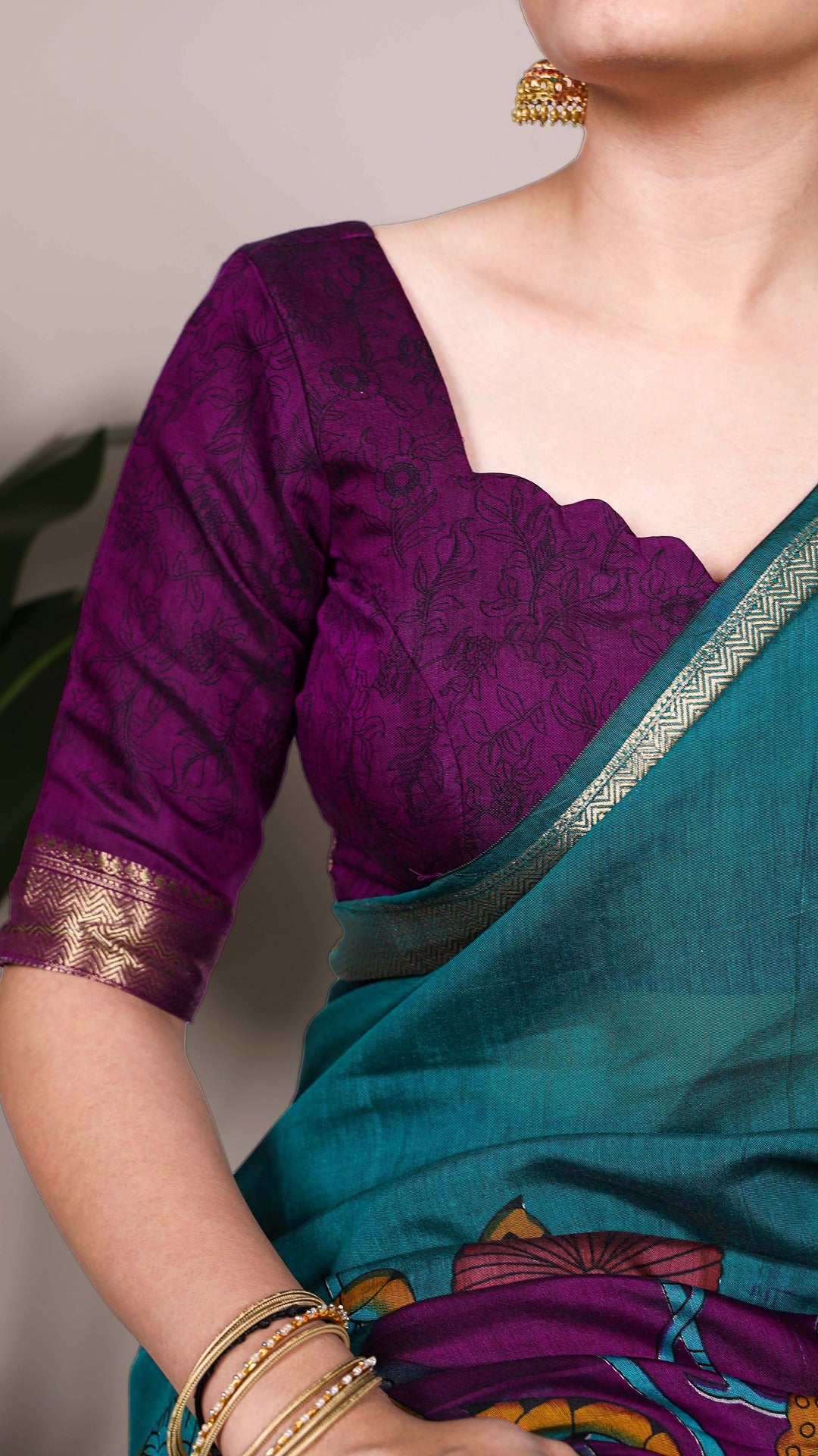 Elegant Handcrafted Saree