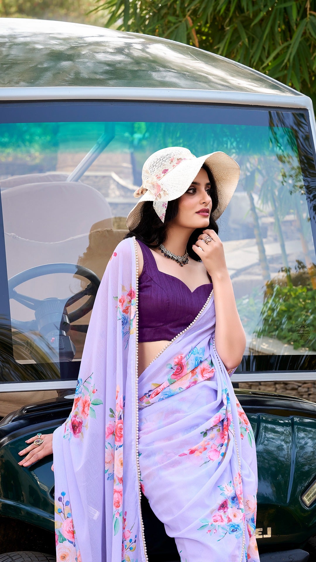 Floral Printed Saree