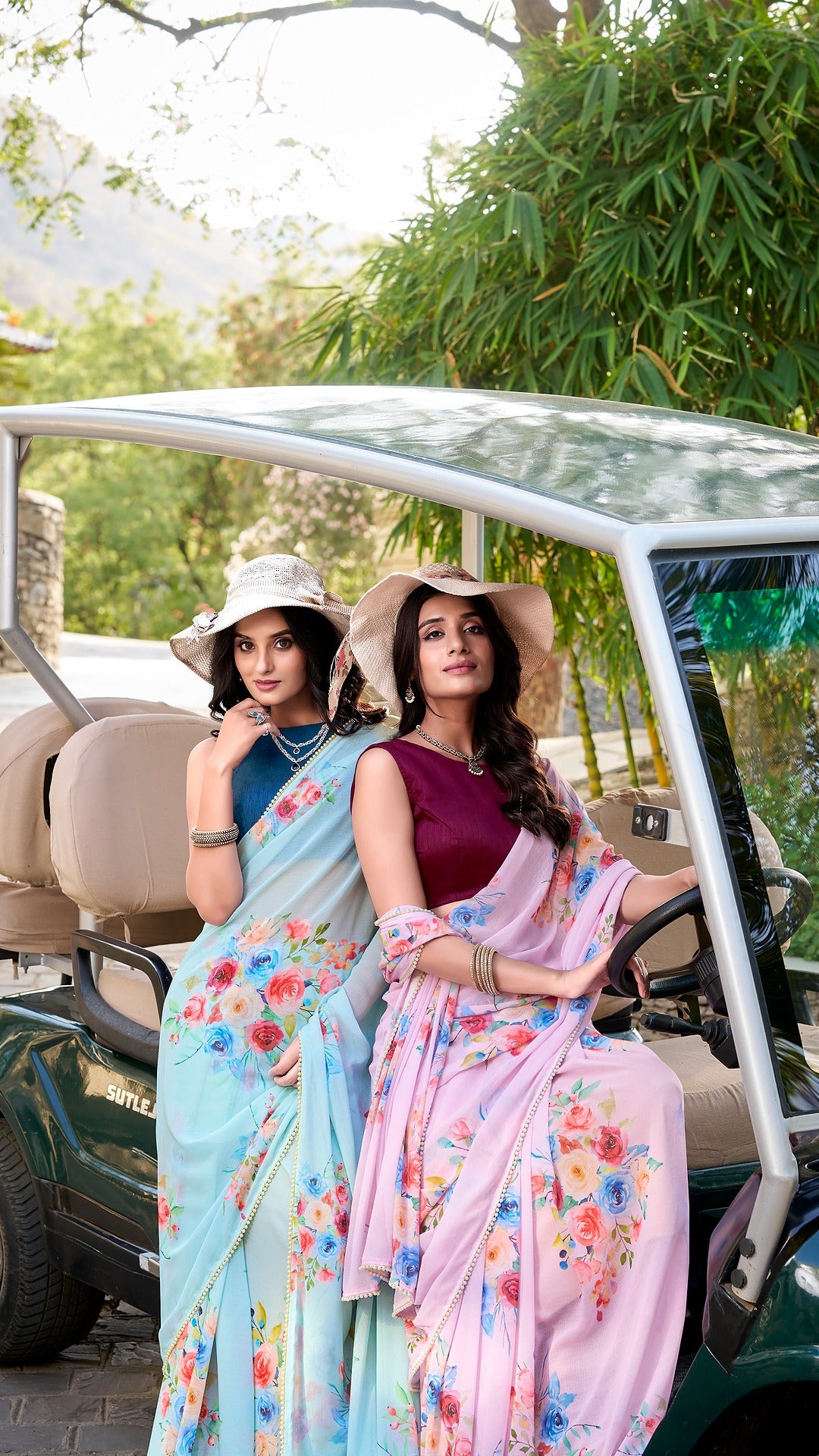 Floral Printed Saree