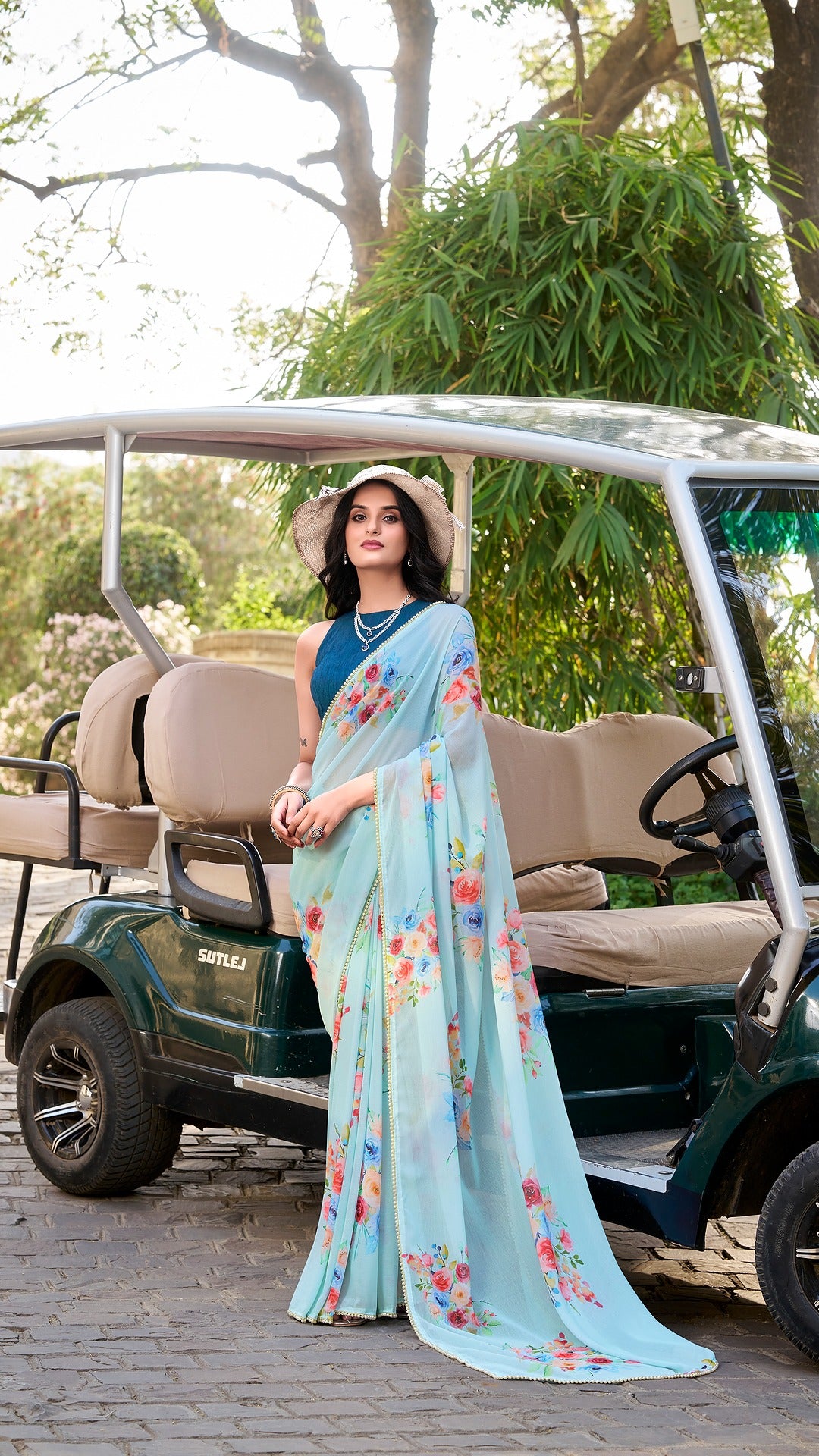 Floral Printed Saree