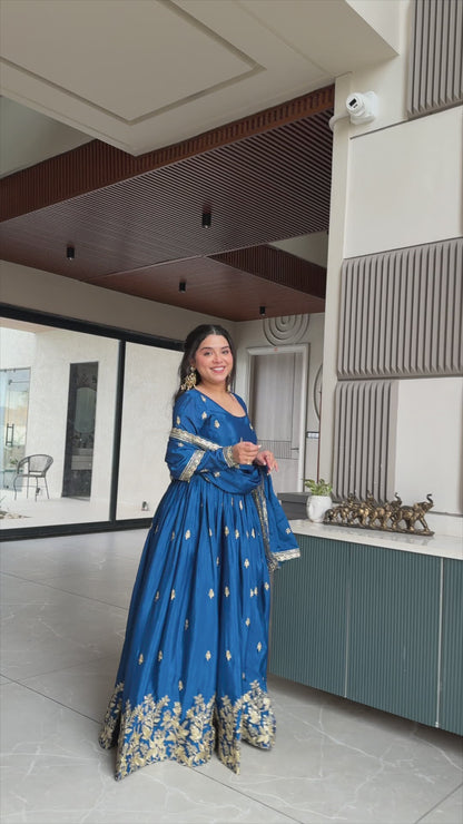 Premium Designer Gown - Exquisite Readymade Collection