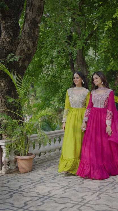 Elegant Ready-Made Gown | Designer Collection