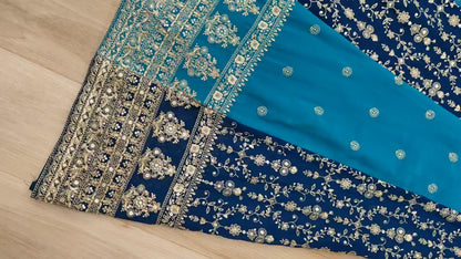 Designer Gown-Dupatta Collection | Zari & Sequin Embroidery