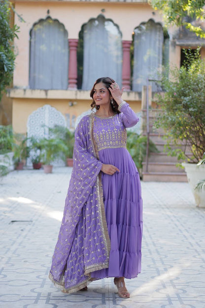Full Flair Gown: Indian Wedding & Party Wear