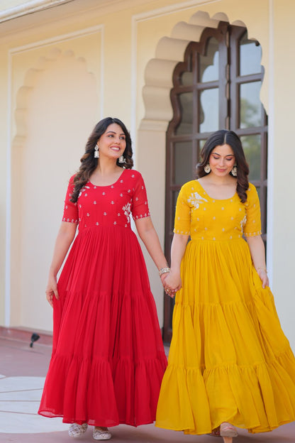 Elegant Readymade Gown - Designer Collection