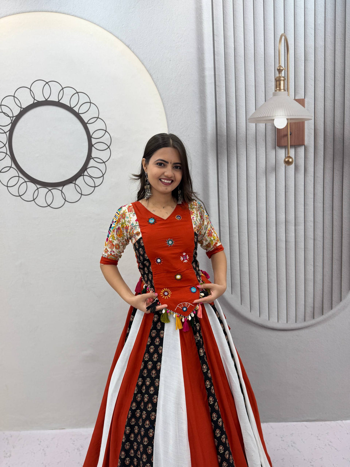 RangBhoomi Navratri Special Kediyu Lehenga – Pure Cotton Festive Set