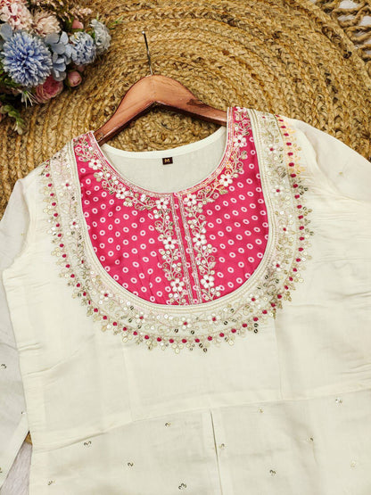 Premium Embroidered Roman Silk Cord Set