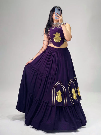 RangBhoomi CHITRA Ethnic Cotton Lehenga Set — Navratri Collection