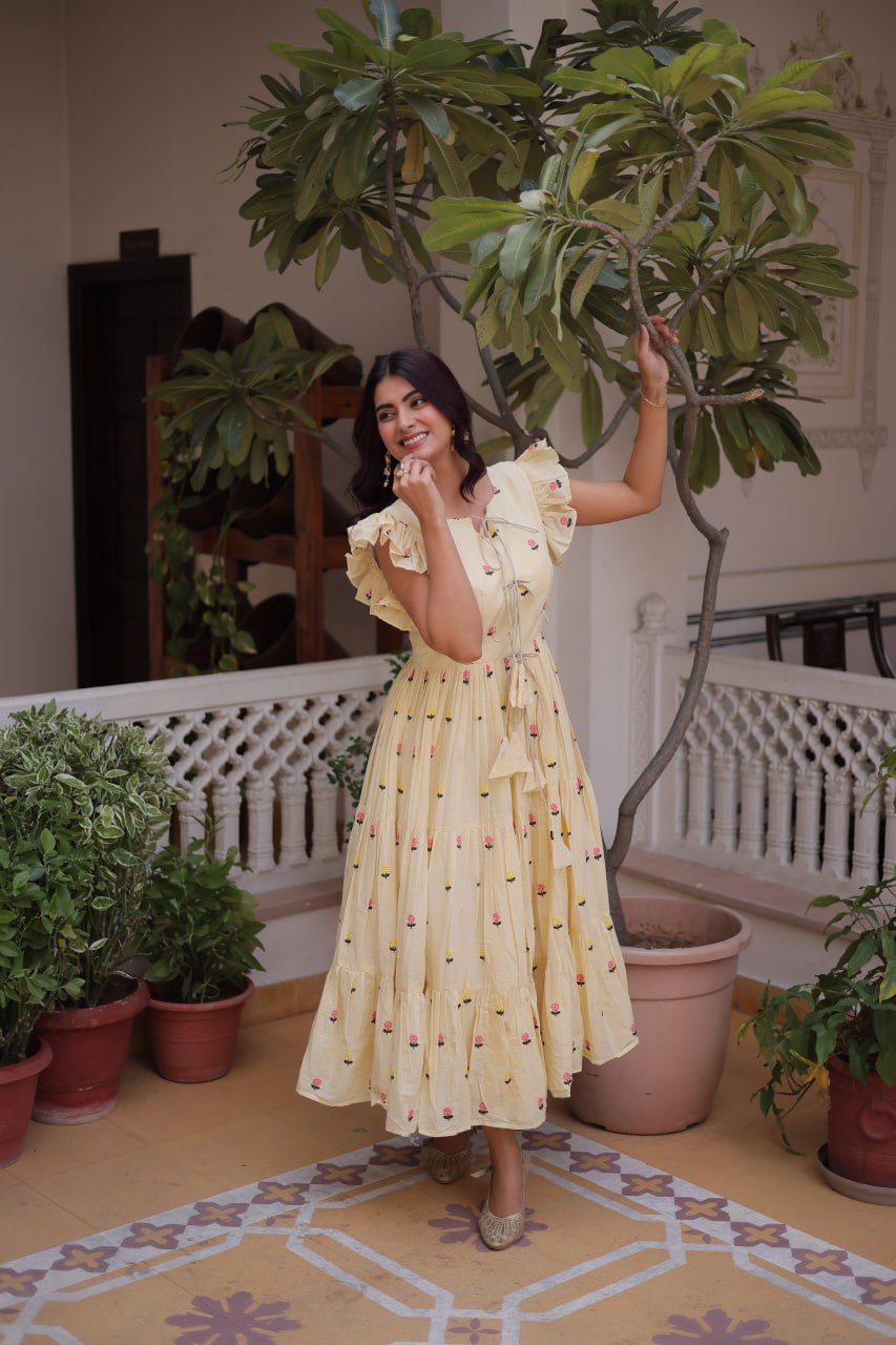 RangBhoomi Premium Designer Ready-Made Cotton Embroidered Kurti Collection 2026