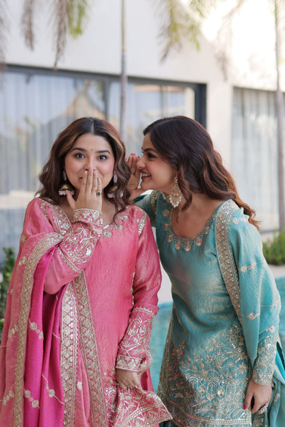 RangBhoomi Premium Designer Ready-to-Wear Top, Sharara, and Dupatta Collection 2026