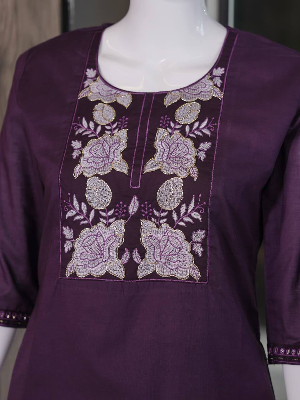 RangBhoomi Premium Cotton 60-60 Kurti & Plazo Set — Soft, Everyday Ethnic Wear