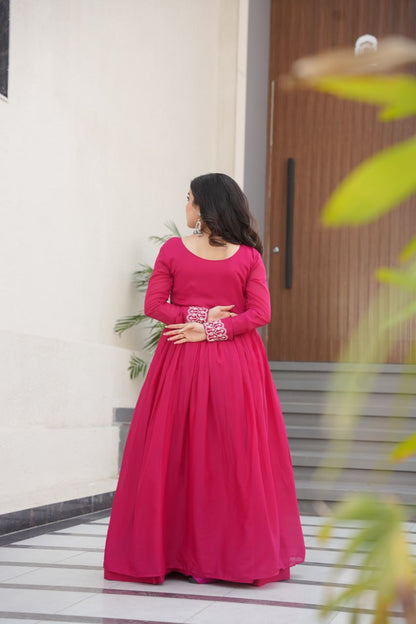 Double Flair Gown - Designer Gown Collection