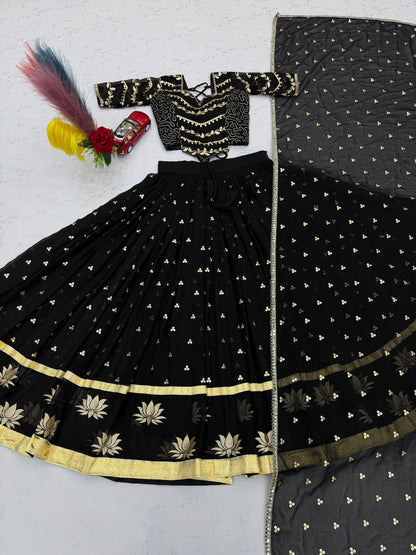 RangBhoomi Navratri Vintage Chaniya Choli – Big Flair 6M Fox Georgette Lehenga Choli
